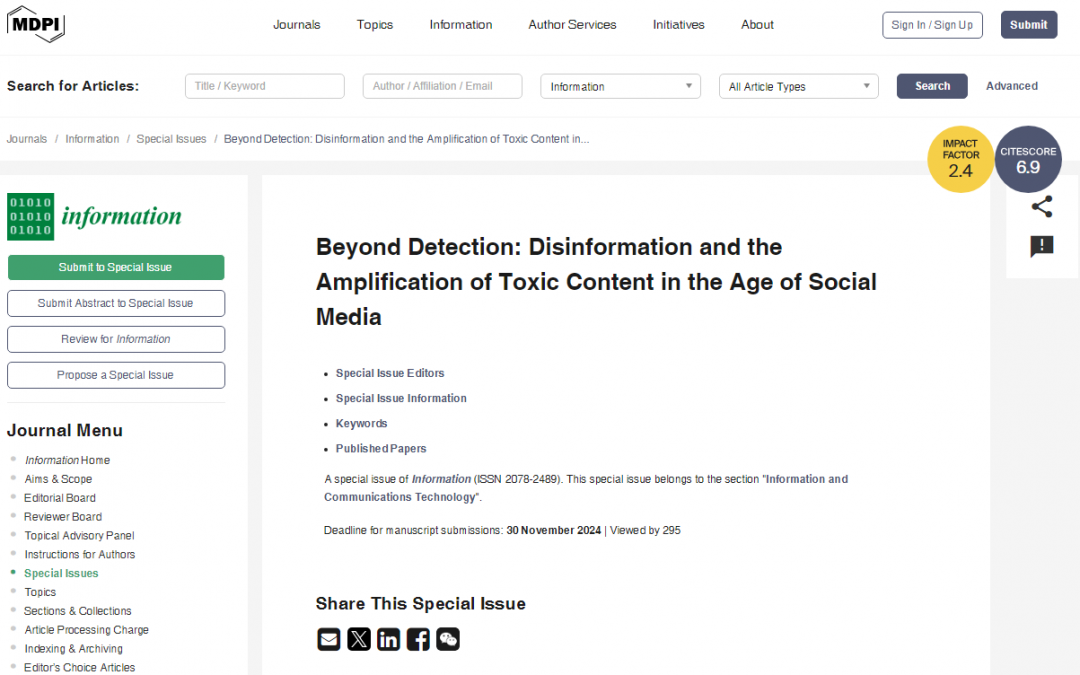 Beyond detection: disinformation and the amplification of toxic content in the age of social media