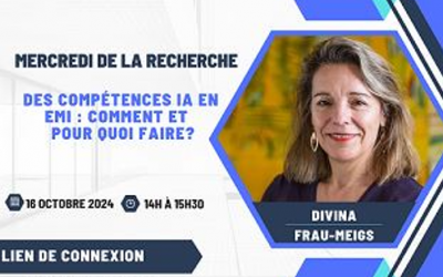 CARDIE Poitiers le 16 octobre « mercredis de la recherche »