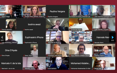 Le Professeur Khaled El-Enany, Directeur général de l&rsquo;UNESCO,…