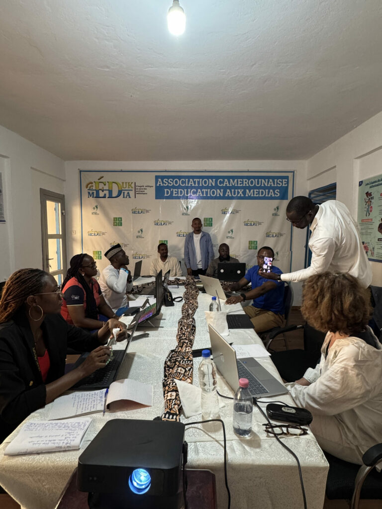 Formation des enquêteurs du projet Désinfox Réseaux à Yaoundé.